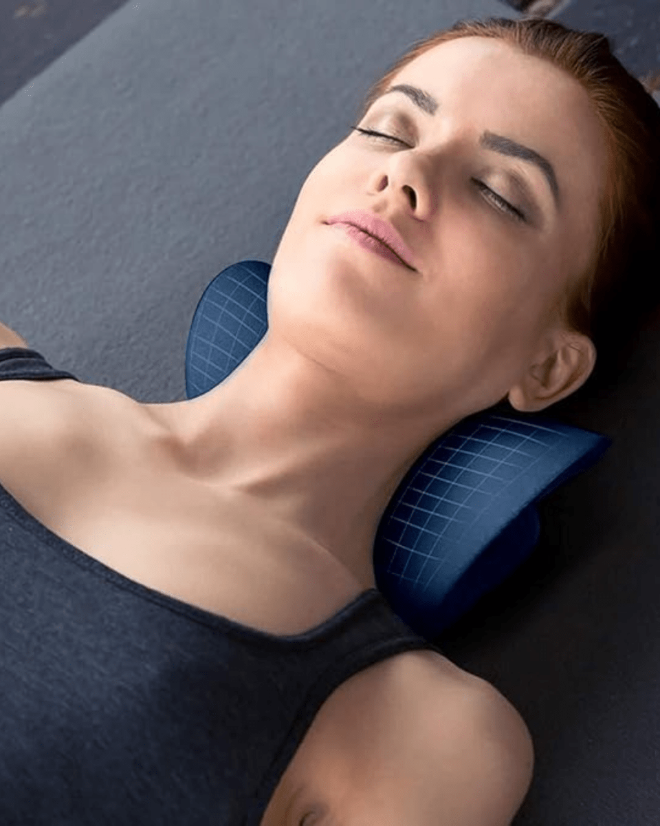 🧘Di adiós al DOLOR de CUELLO y MEJORA tu POSTURA desde CASA | Almohada Relajante de cuello💆♀️ - GlobalyShop