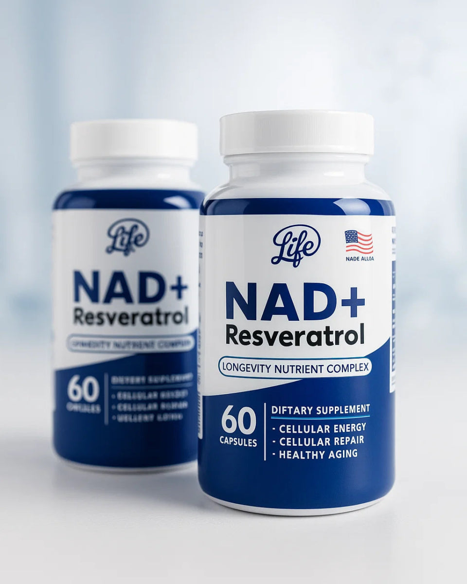 😴🥱¿Te sientes CANSADO? y DESORIENTADO Activa tus células, protege tu mente 💡 | NAD+ con Resveratrol - GlobalyShop