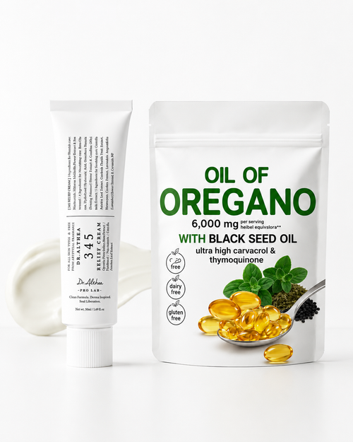 🌿 Kit Inmunidad + Piel Clara — Orégano 6000mg & Crema 345 Dr. Althea 🌟