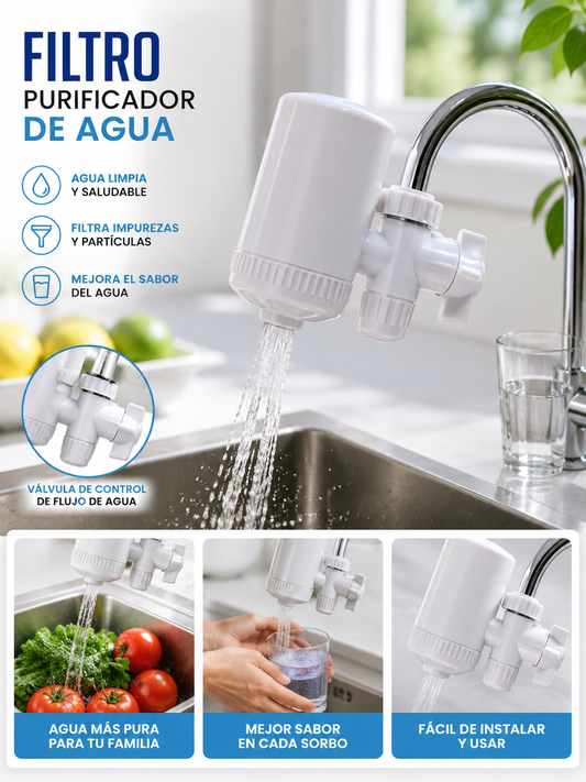Filtro Purificador de Agua de Cerámica 🚰💧
