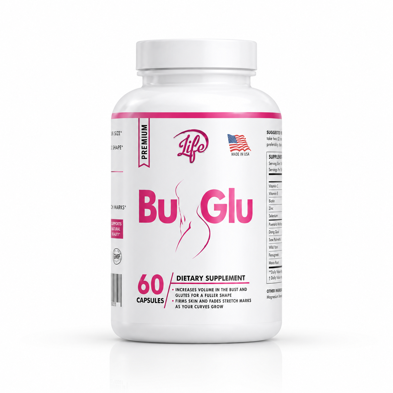 Bu-Glu | Para la Mujer que Cuida su Figura y su Bienestar – 60 Cápsulas