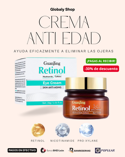 👀 ¡Despídete de las OJERAS con esta crema facial MILAGROSA de RETINOL para Ojos ANTIEDAD