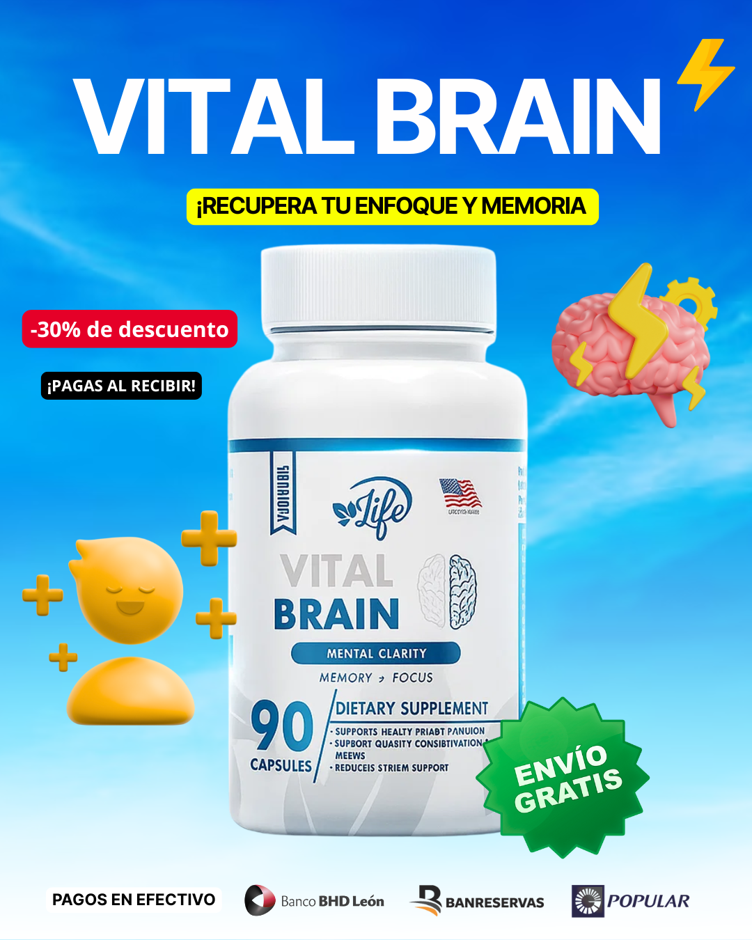 💊 La vitamina que tu mente necesita: enfoque, memoria y claridad | VITAL BRAIN🧠