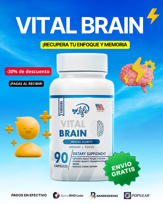 💊 La vitamina que tu mente necesita: enfoque, memoria y claridad | VITAL BRAIN🧠