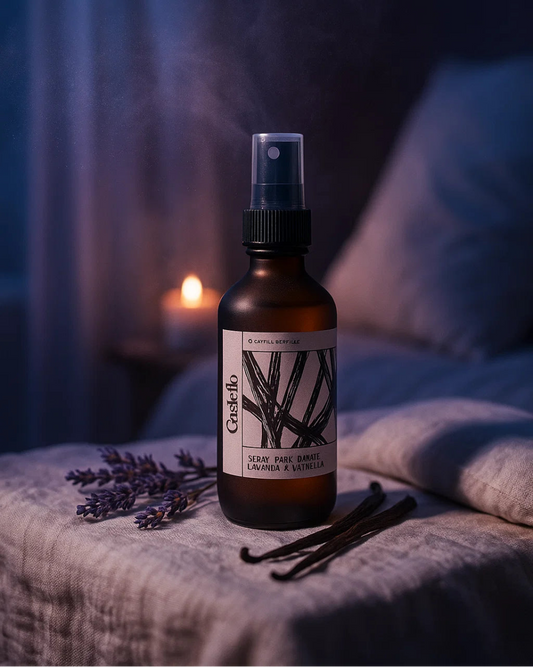 🌙 Adiós Insomnio: Spray Relajante de Lavanda & Vainilla Grado Terapéutico - GlobalyShop