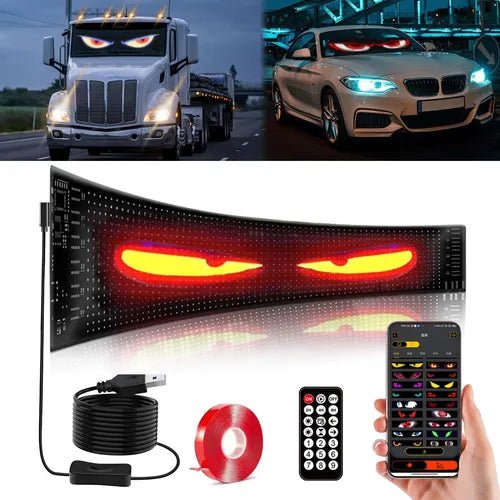 ✨ Atrae miradas con el famoso LETRERO LED para AUTO🔥 - GlobalyShop