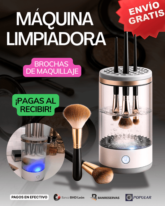 💄 ¡Brochas limpias y piel radiante en segundos! | 🧼 Máquina limpiadora de brochas 2024 - GlobalyShop