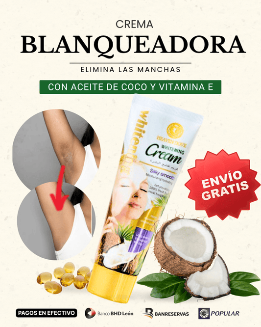 ✨ Descubre la Crema Blanqueadora Esencia de Coco | 💧 Hidratación, suavidad y claridad en un solo paso - GlobalyShop