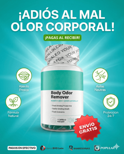 🌿Dile Adiós al Mal Olor con solo 1 Cápsula al Día (Vegano & Seguro) ✨ - GlobalyShop