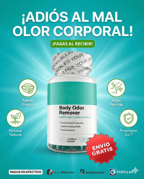 🌿Dile Adiós al Mal Olor con solo 1 Cápsula al Día (Vegano & Seguro) ✨ - GlobalyShop