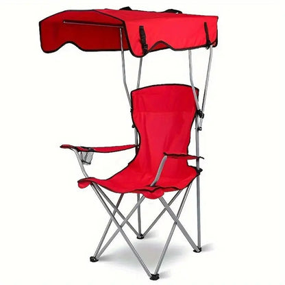 ☀️🍹¡Disfruta del SOL sin sacrificar tu comodidad! con la Silla de Playa con TOLDO - GlobalyShop