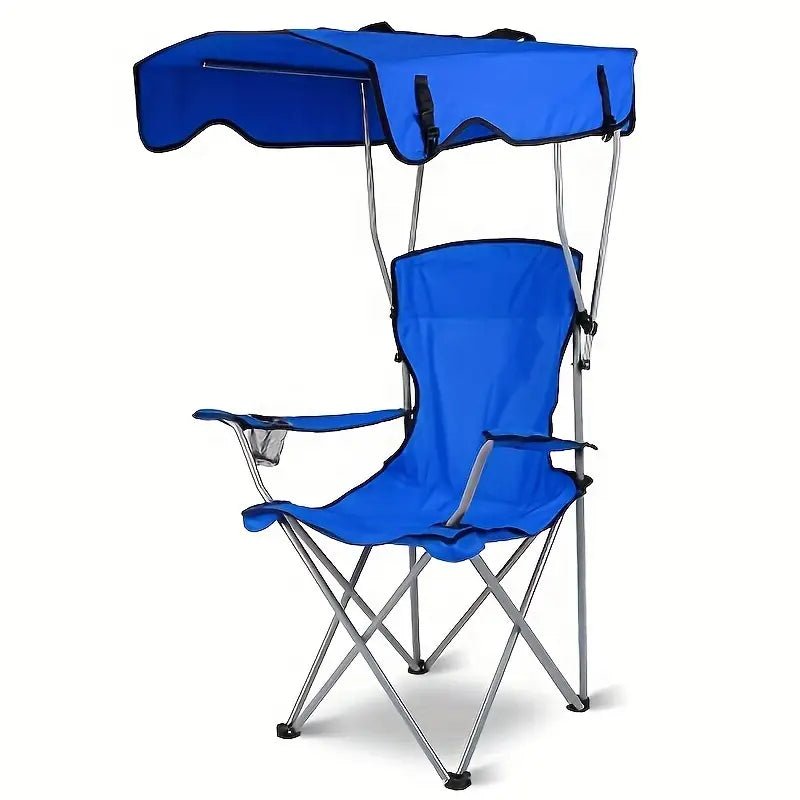 ☀️🍹¡Disfruta del SOL sin sacrificar tu comodidad! con la Silla de Playa con TOLDO - GlobalyShop