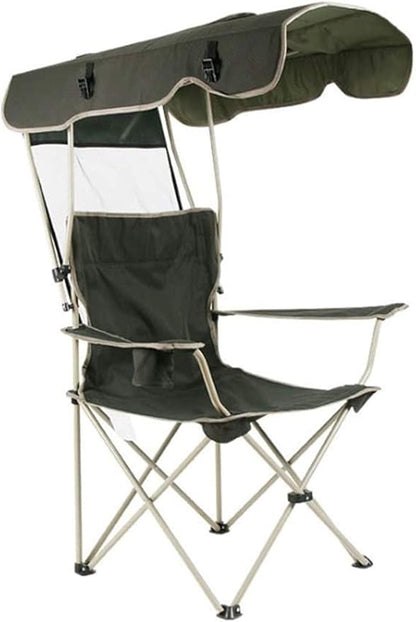☀️🍹¡Disfruta del SOL sin sacrificar tu comodidad! con la Silla de Playa con TOLDO - GlobalyShop