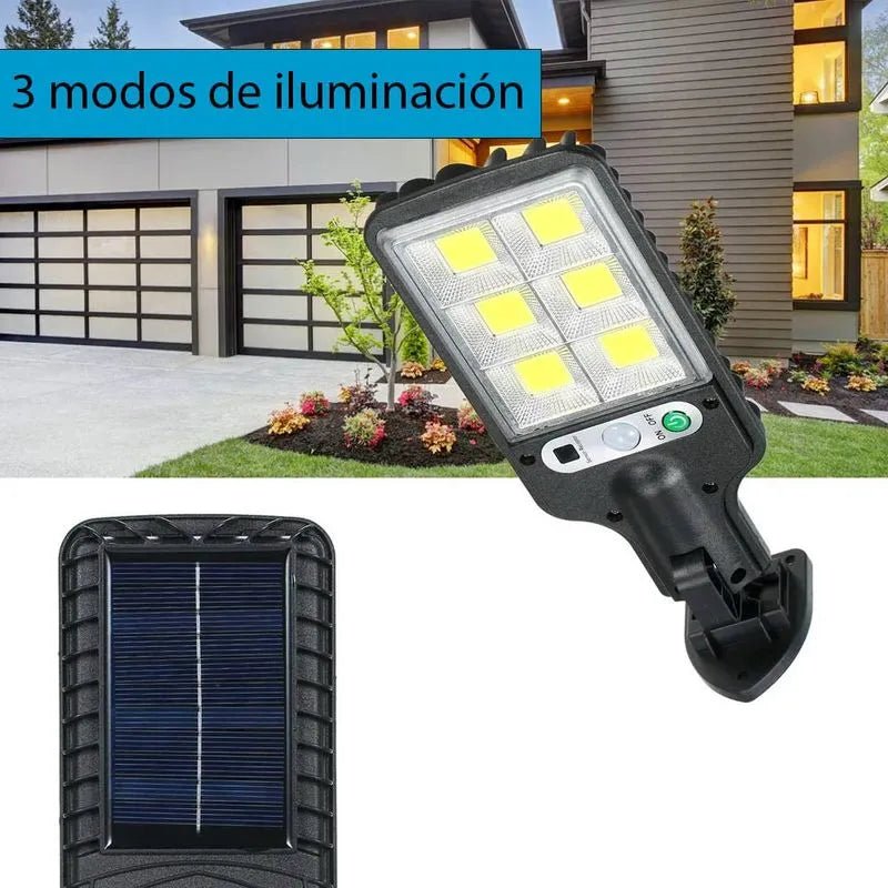 Ilumina sin pagar un centavo de luz💡| Lámpara Solar con Sensor de Movimiento - GlobalyShop