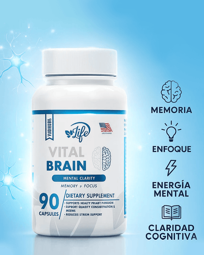 💊 La vitamina que tu mente necesita: enfoque, memoria y claridad | VITAL BRAIN🧠 - GlobalyShop