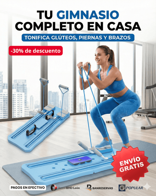 🔥 Logra el Cuerpo que Deseas sin Salir de Casa | Tabla de Pilates Multifuncional 10 en 1 - GlobalyShop