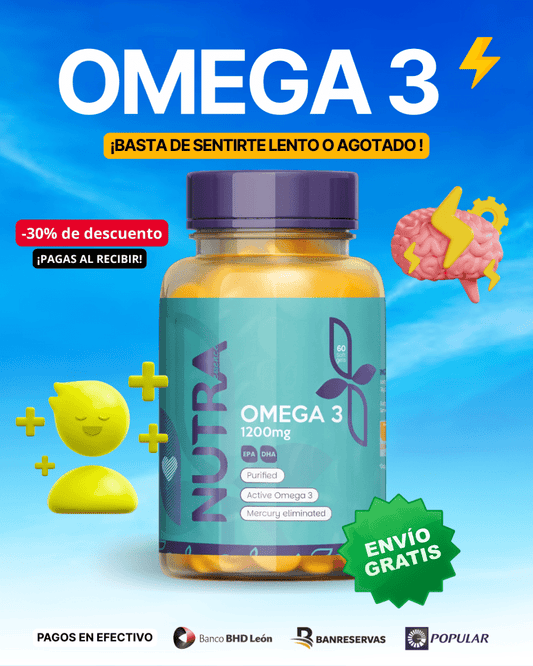 🫀 ¡Protege tu corazón, mente y cuerpo con Omega 3 de alta potencia! - GlobalyShop